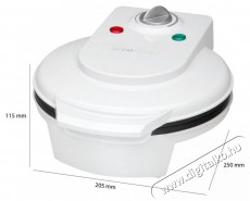 Clatronic WA 3491 gofris&uuml;tő - feh&eacute;r Konyhai term&eacute;kek - Konyhai kisg&eacute;p (s&uuml;t&eacute;s / főz&eacute;s / hűt&eacute;s / &eacute;telk&eacute;sz&iacute;t&eacute;s) - Melegszendvics / gofri s&uuml;tő - 347944