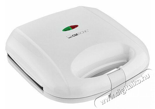 Clatronic ST 3813 feh&eacute;r szendvicss&uuml;tő Konyhai term&eacute;kek - Konyhai kisg&eacute;p (s&uuml;t&eacute;s / főz&eacute;s / hűt&eacute;s / &eacute;telk&eacute;sz&iacute;t&eacute;s) - Melegszendvics / gofri s&uuml;tő - 510346