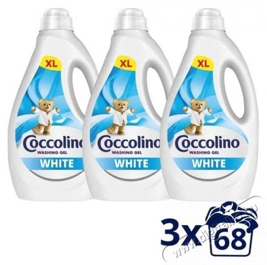 Coccolino White 3 x 2,72 l (204 mos&aacute;s) Mos&oacute;g&eacute;l H&aacute;ztart&aacute;s / Otthon / K&uuml;lt&eacute;r - Egy&eacute;b h&aacute;ztart&aacute;si term&eacute;k - 537592