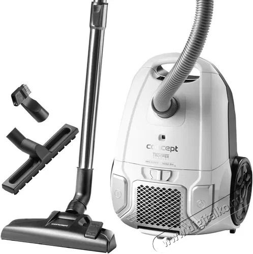 Concept VP8090 700 W Trooper Parquet feh&eacute;r H&aacute;ztart&aacute;s / Otthon / K&uuml;lt&eacute;r - Porsz&iacute;v&oacute; / takar&iacute;t&oacute;g&eacute;p - Porzs&aacute;kos porsz&iacute;v&oacute; - 510932