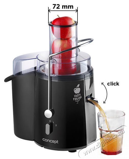 Concept LO7027 Konyhai term&eacute;kek - Konyhai kisg&eacute;p (elők&eacute;sz&iacute;t&eacute;s / feldolgoz&aacute;s) - Gy&uuml;m&ouml;lcs centrifuga / pr&eacute;s - 523343