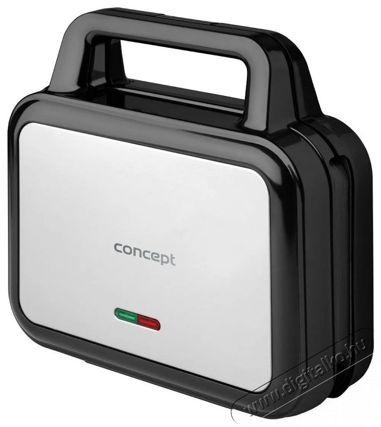 Concept SV3070 XXL 4 az 1-ben 900 W Konyhai term&eacute;kek - Konyhai kisg&eacute;p (s&uuml;t&eacute;s / főz&eacute;s / hűt&eacute;s / &eacute;telk&eacute;sz&iacute;t&eacute;s) - Melegszendvics / gofri s&uuml;tő - 523277