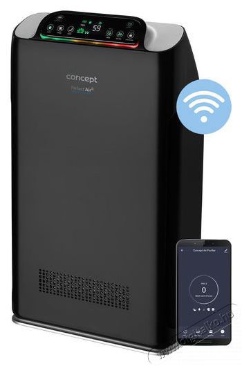 Concept CA2000 Perfect Air Smart fekete L&eacute;gtiszt&iacute;t&oacute; Sz&eacute;ps&eacute;g&aacute;pol&aacute;s / Eg&eacute;szs&eacute;g - L&eacute;gtiszt&iacute;t&oacute; / p&aacute;r&aacute;s&iacute;t&oacute; / p&aacute;r&aacute;tlan&iacute;t&oacute; - L&eacute;gtiszt&iacute;t&oacute; - 524552