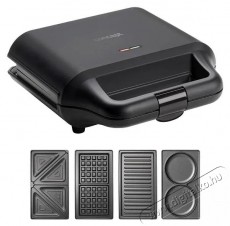 Concept SV3055 4in1 700 W szendvicss&uuml;tő Konyhai term&eacute;kek - Konyhai kisg&eacute;p (s&uuml;t&eacute;s / főz&eacute;s / hűt&eacute;s / &eacute;telk&eacute;sz&iacute;t&eacute;s) - Melegszendvics / gofri s&uuml;tő - 529342