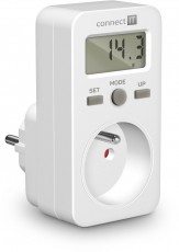  PowerMeter &aacute;ramfogyaszt&aacute;s-m&eacute;rő H&aacute;ztart&aacute;s / Otthon / K&uuml;lt&eacute;r - Vil&aacute;g&iacute;t&aacute;s / elektromoss&aacute;g - H&aacute;l&oacute;zati eloszt&oacute; / hosszabb&iacute;t&oacute; / adapter - 523352