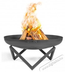 CookKing Santiago k&uuml;lt&eacute;ri tűzrak&oacute; hely, &aacute;tm&eacute;rője 60 cm, magass&aacute;ga 32 cm, ac&eacute;l, fekete H&aacute;ztart&aacute;s / Otthon / K&uuml;lt&eacute;r - K&uuml;lt&eacute;r / kerti term&eacute;k / grill - Kieg&eacute;sz&iacute;tő - 535113