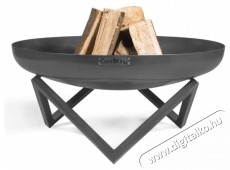 CookKing Santiago k&uuml;lt&eacute;ri tűzrak&oacute; hely, &aacute;tm&eacute;rője 60 cm, magass&aacute;ga 32 cm, ac&eacute;l, fekete H&aacute;ztart&aacute;s / Otthon / K&uuml;lt&eacute;r - K&uuml;lt&eacute;r / kerti term&eacute;k / grill - Kieg&eacute;sz&iacute;tő - 535113