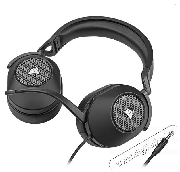 Corsair HS65 Surround fekete gamer headset Audio-Video / Hifi / Multim&eacute;dia - F&uuml;l &eacute;s Fejhallgat&oacute;k - Fejhallgat&oacute; mikrofonnal / headset - 477634