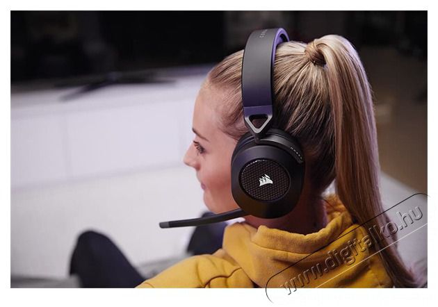 Corsair HS65 vezet&eacute;k n&eacute;lk&uuml;li fekete gamer headset Audio-Video / Hifi / Multim&eacute;dia - F&uuml;l &eacute;s Fejhallgat&oacute;k - Fejhallgat&oacute; mikrofonnal / headset - 477635