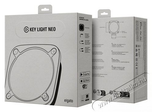 Corsair Elgato Key Light Neo PC/Mac/Notebook USB/Wi-Fi LED l&aacute;mpa H&aacute;ztart&aacute;s / Otthon / K&uuml;lt&eacute;r - Vil&aacute;g&iacute;t&aacute;s / elektromoss&aacute;g - Hangulat teremtő vil&aacute;g&iacute;t&aacute;s - 500188