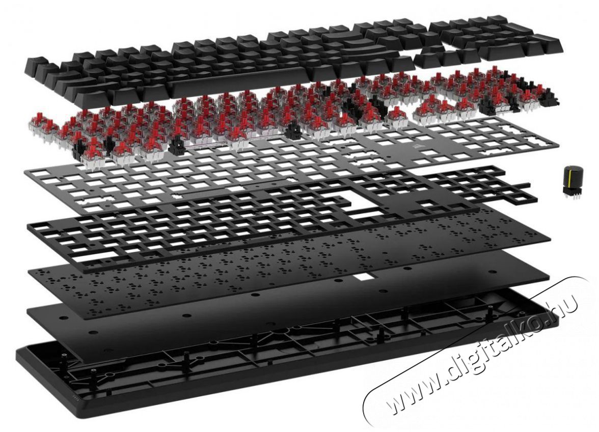 Corsair K70 CORE RGB Black (Red Linear) - US Iroda &eacute;s sz&aacute;m&iacute;t&aacute;stechnika - Billentyűzet / billentyűzet szett - Vezet&eacute;kes - 503335