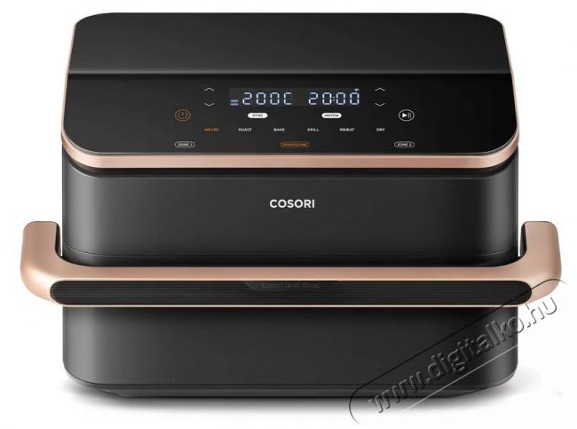 Cosori CAF-TF101S-AEUR Dual Blaze TwinFry 10l Konyhai term&eacute;kek - Konyhai kisg&eacute;p (s&uuml;t&eacute;s / főz&eacute;s / hűt&eacute;s / &eacute;telk&eacute;sz&iacute;t&eacute;s) - L&eacute;gkever&eacute;ses főzőg&eacute;p / elektromos kukta / multifunkci&oacute;s s&uuml;tő - 500760