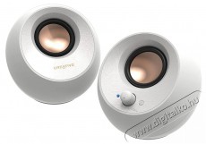 CREATIVE Pebble V3 fehér Audio-Video / Hifi / Multimédia - Hangfal - Hangfalszett - Hálózatról működő vezeték nélküli hangsugárzó - 523385