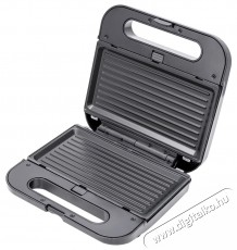 Daewoo szendvicss&uuml;tő, 3 az 1-ben, 800W, tapad&aacute;smentes lapok, cser&eacute;lhető t&aacute;lc&aacute;k, szendvics, gofri, grill, fűtől&aacute;mpa, termoszt&aacute;t, Cool Touch foganty&uacute;, z&aacute;r&oacute; lap Konyhai term&eacute;kek - Konyhai kisg&eacute;p (s&uuml;t&eacute;s / főz&eacute;s / hűt&eacute;s / &eacute;telk&eacute;sz&iacute;t&eacute;s) - Melegszendvics / gofri s&uuml;tő - 533197
