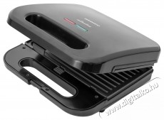 Daewoo szendvicss&uuml;tő, 3 az 1-ben, 800W, tapad&aacute;smentes lapok, cser&eacute;lhető t&aacute;lc&aacute;k, szendvics, gofri, grill, fűtől&aacute;mpa, termoszt&aacute;t, Cool Touch foganty&uacute;, z&aacute;r&oacute; lap Konyhai term&eacute;kek - Konyhai kisg&eacute;p (s&uuml;t&eacute;s / főz&eacute;s / hűt&eacute;s / &eacute;telk&eacute;sz&iacute;t&eacute;s) - Melegszendvics / gofri s&uuml;tő - 533197