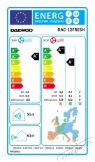 Daewoo 12000 BTU WI-FI Fresh kl&iacute;ma, Szerel&eacute;si k&eacute;szlet (3m), Ez&uuml;st H&aacute;ztart&aacute;s / Otthon / K&uuml;lt&eacute;r - Ventil&aacute;tor / L&eacute;gkondicion&aacute;l&oacute; - Split kl&iacute;ma - 536346