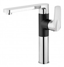 Deante BEG B630 gardenia konyhai konyhai mosogató csaptelep szögletes - fekete-króm Konyhai termékek - Mosogató - Mosogató csaptelep - 343308