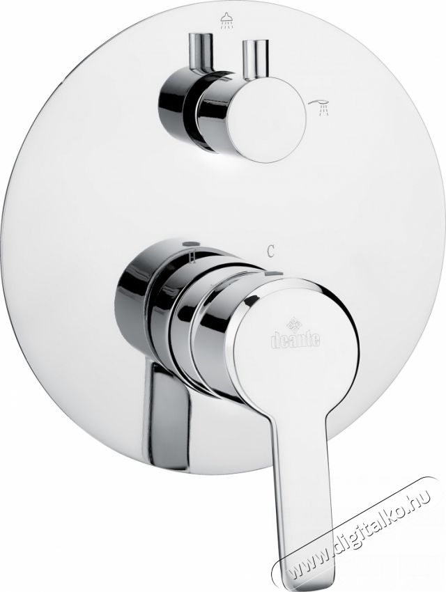 Deante BQA 044P Egykaros csaptelep zuhanyv&aacute;lt&oacute;val H&aacute;ztart&aacute;s / Otthon / K&uuml;lt&eacute;r - F&uuml;rdőszoba / wc - Kieg&eacute;sz&iacute;tő - 372299