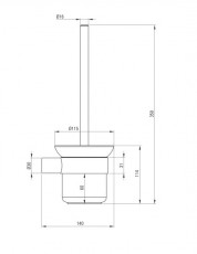 Deante ADR N711 F&uuml;ggő WC kefe+tart&oacute; H&aacute;ztart&aacute;s / Otthon / K&uuml;lt&eacute;r - F&uuml;rdőszoba / wc - Kieg&eacute;sz&iacute;tő - 372280