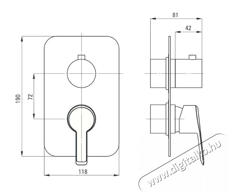 Deante BXY NQAM fals&iacute;k alatti csaptelep H&aacute;ztart&aacute;s / Otthon / K&uuml;lt&eacute;r - F&uuml;rdőszoba / wc - Kieg&eacute;sz&iacute;tő - 372321