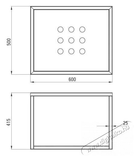 Deante CSW-X60A Mosd&oacute; &aacute;llv&aacute;ny H&aacute;ztart&aacute;s / Otthon / K&uuml;lt&eacute;r - F&uuml;rdőszoba / wc - Kieg&eacute;sz&iacute;tő - 374031