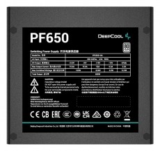 DeepCool PF650 sz&aacute;m&iacute;t&oacute;g&eacute;p t&aacute;pegys&eacute;g 650W Iroda &eacute;s sz&aacute;m&iacute;t&aacute;stechnika - Sz&aacute;m&iacute;t&oacute;g&eacute;p tartoz&eacute;k - T&aacute;pegys&eacute;g - 497239