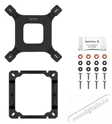 DeepCool AG400 BK ARGB CPU HŰTŐ VENTIL&Aacute;TOR Iroda &eacute;s sz&aacute;m&iacute;t&aacute;stechnika - Sz&aacute;m&iacute;t&oacute;g&eacute;p tartoz&eacute;k - Ventil&aacute;tor - 497415
