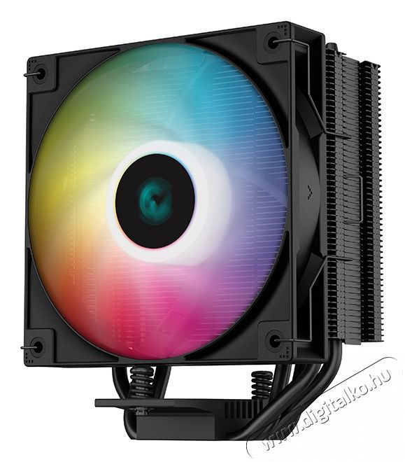 DeepCool AG400 BK ARGB CPU HŰTŐ VENTIL&Aacute;TOR Iroda &eacute;s sz&aacute;m&iacute;t&aacute;stechnika - Sz&aacute;m&iacute;t&oacute;g&eacute;p tartoz&eacute;k - Ventil&aacute;tor - 497415