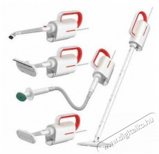 Deerma ZQ610 fehér-piros 5 az 1-ben többfunkciós kézi gőztisztító Háztartás / Otthon / Kültér - Tisztító / mosó - Kézi gőztisztító / gőzborotva - 384621