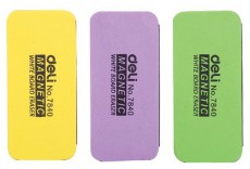 DELI Universal vegyes színű mágneses táblatörlő szivacs Háztartás / Otthon / Kültér - Porszívó / takarítógép - Egyéb kiegészítő - 507503