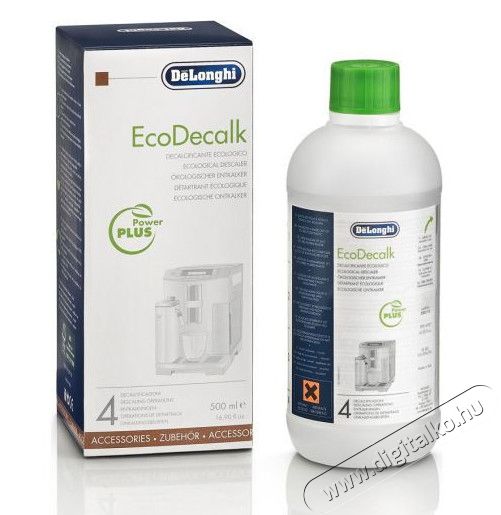 Delonghi DLSC500 ECODecalk v&iacute;zkőold&oacute; (500 ml) Konyhai term&eacute;kek - K&aacute;v&eacute;főző / k&aacute;v&eacute;&ouml;rlő / kieg&eacute;sz&iacute;tő - Filter / tiszt&iacute;t&oacute; / v&iacute;zkőmentes&iacute;tő - 290179