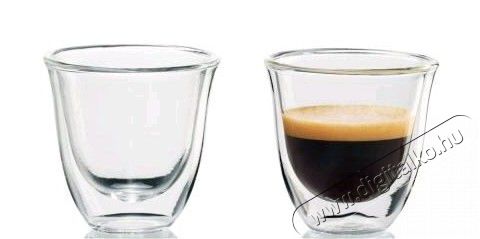 Delonghi DBWALLESP 2db Espresso &uuml;vegpoh&aacute;r (60 ml) Konyhai term&eacute;kek - K&aacute;v&eacute;főző / k&aacute;v&eacute;&ouml;rlő / kieg&eacute;sz&iacute;tő - K&aacute;v&eacute;s poh&aacute;r / cs&eacute;sze - 303019