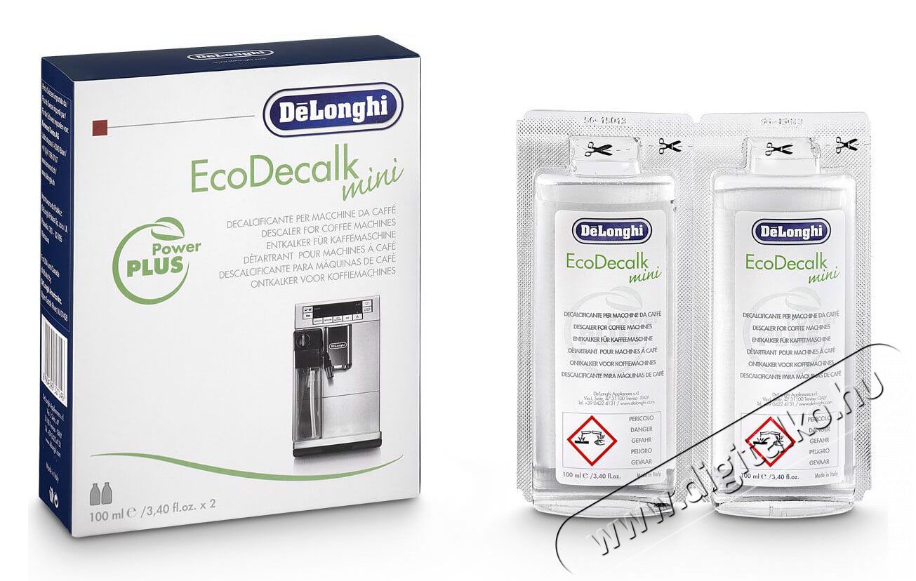 Delonghi EcoDecalk DLSC200 Mini 2 x 100ml v&iacute;zkőold&oacute; Konyhai term&eacute;kek - K&aacute;v&eacute;főző / k&aacute;v&eacute;&ouml;rlő / kieg&eacute;sz&iacute;tő - Filter / tiszt&iacute;t&oacute; / v&iacute;zkőmentes&iacute;tő - 361423