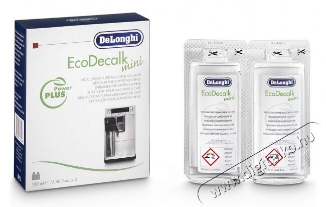 Delonghi EcoDecalk DLSC200 Mini 2 x 100ml v&iacute;zkőold&oacute; Konyhai term&eacute;kek - K&aacute;v&eacute;főző / k&aacute;v&eacute;&ouml;rlő / kieg&eacute;sz&iacute;tő - Filter / tiszt&iacute;t&oacute; / v&iacute;zkőmentes&iacute;tő - 361423