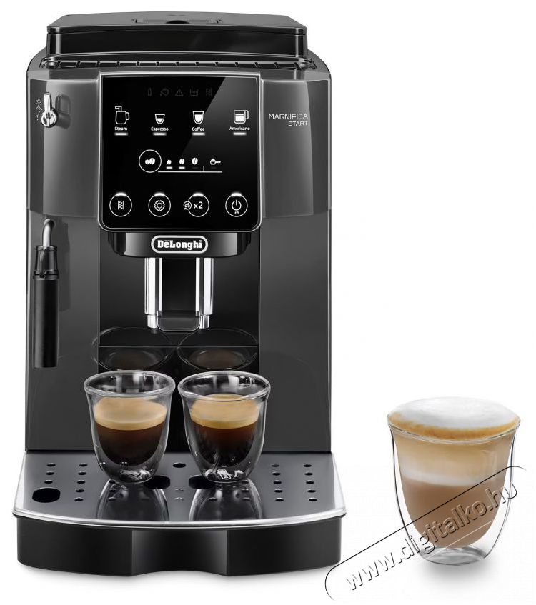 Delonghi ECAM220.22.GB Magnifica Start Automata k&aacute;v&eacute;főző, 1450W, 1.8 l v&iacute;ztart&aacute;ly, 15 bar, Sz&uuml;rke/Fekete Konyhai term&eacute;kek - K&aacute;v&eacute;főző / k&aacute;v&eacute;&ouml;rlő / kieg&eacute;sz&iacute;tő - Automata k&aacute;v&eacute;főző - 495710