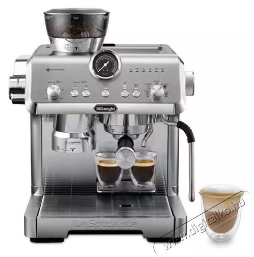 Delonghi La Specialista PrestigEC9555.M met&aacute;l be&eacute;p&iacute;tett őrlős karos k&aacute;v&eacute;főző Konyhai term&eacute;kek - K&aacute;v&eacute;főző / k&aacute;v&eacute;&ouml;rlő / kieg&eacute;sz&iacute;tő - K&aacute;v&eacute;dar&aacute;l&oacute; / őrlő - 502014