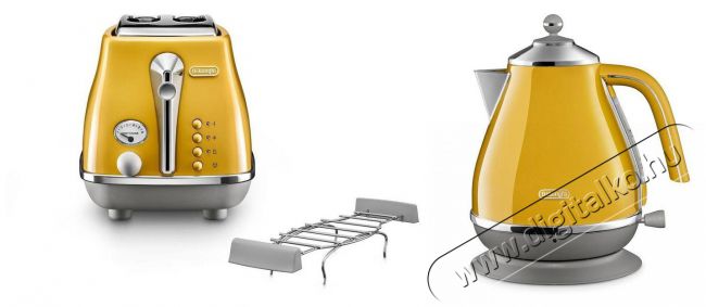 Delonghi Icona Capitals reggeliző kollekci&oacute; - (KBOC2001.Y + CTOC2103.Y) - s&aacute;rga Csomagok - Csomag aj&aacute;nlatok - 513040