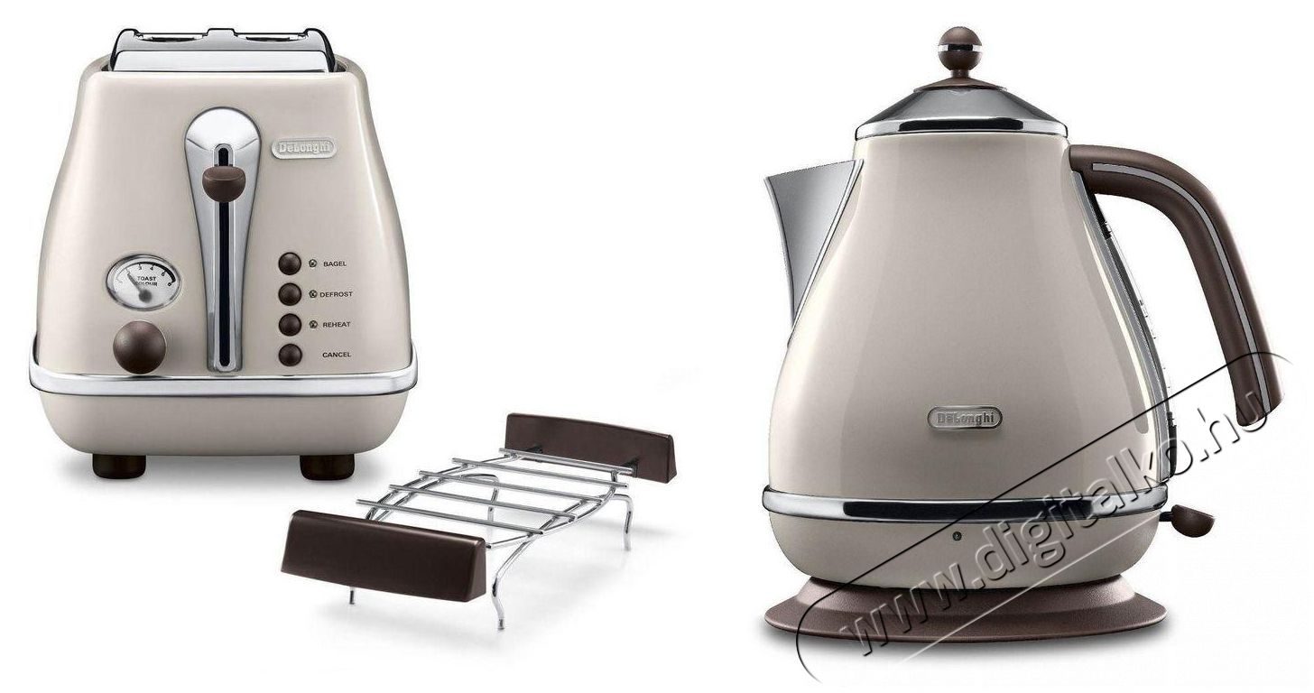 Delonghi Icona Vintage Reggeliző kollekci&oacute; - b&eacute;zs (KBOV2001.BG & CTOV2103.BG) &Uacute;jdons&aacute;gok - &Uacute;j term&eacute;kek - 513037
