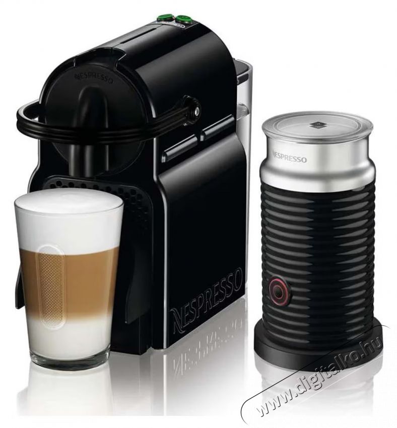 Delonghi EN 80.BAE Inissia k&aacute;v&eacute;főző tejhabos&iacute;t&oacute;val, 1260W, 19 bar, 0.7 literes v&iacute;ztart&aacute;ly, Fekete &Uacute;jdons&aacute;gok - Legfrissebb term&eacute;kek - 318421