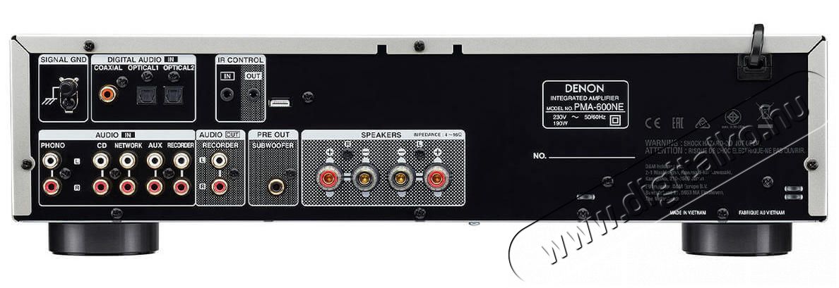 Denon PMA-600NE Sztere&oacute; erős&iacute;tő - ez&uuml;st Audio-Video / Hifi / Multim&eacute;dia - Hifi - Sztere&oacute; - Sztere&oacute; erős&iacute;tő - 353064