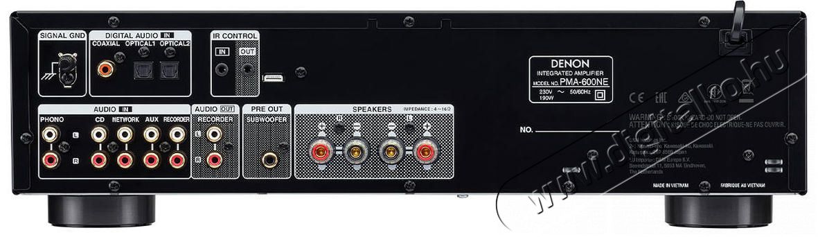Denon PMA-600NE sztere&oacute; erős&iacute;tő - fekete Audio-Video / Hifi / Multim&eacute;dia - Hifi - Sztere&oacute; - Sztere&oacute; erős&iacute;tő - 353063