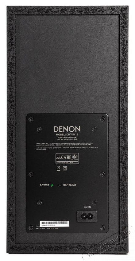 Denon DHT-S416 hangprojektor Audio-Video / Hifi / Multim&eacute;dia - Hangprojektor / soundbar - M&eacute;lyl&aacute;d&aacute;val - 378534