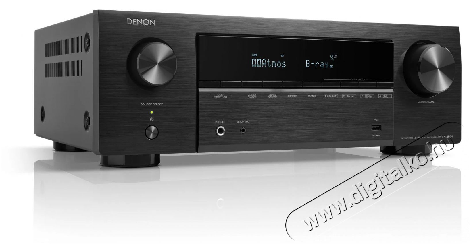 Denon AVR-X1800H - fekete Audio-Video / Hifi / Multim&eacute;dia - Hifi - Sztere&oacute; - CD / DVD / Multim&eacute;dia lej&aacute;tsz&oacute;s r&aacute;di&oacute;erős&iacute;tő - 511433