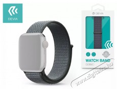Devia ST326318 Apple Watch szürke sport óraszíj Mobil / Kommunikáció / Smart - Okos eszköz - Okosóra - 385773