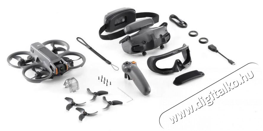 DJI Avata 2 Fly More Combo F&eacute;nyk&eacute;pezőg&eacute;p / kamera - Dr&oacute;n - Dr&oacute;n - 505822
