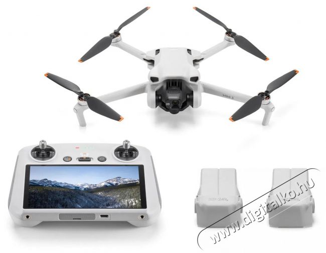 DJI Mini 3 Fly More Combo (DJI RC) (GL) F&eacute;nyk&eacute;pezőg&eacute;p / kamera - Dr&oacute;n - Dr&oacute;n - 505817