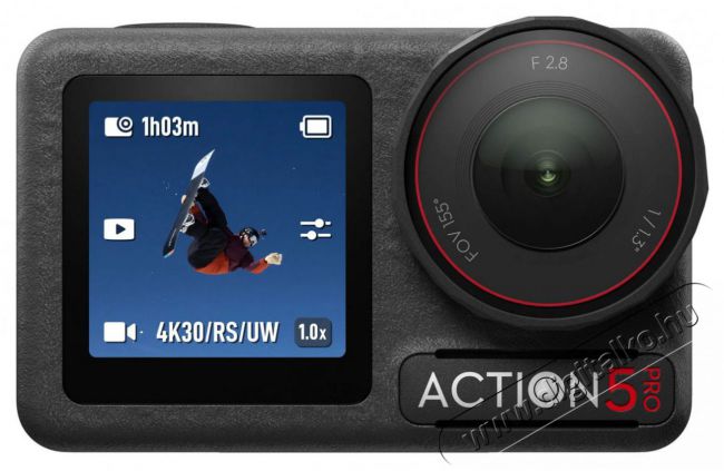 DJI Osmo Action 5 Pro Adventure Combo F&eacute;nyk&eacute;pezőg&eacute;p / kamera - Sport kamera - 4K felbont&aacute;s&uacute; - 519955