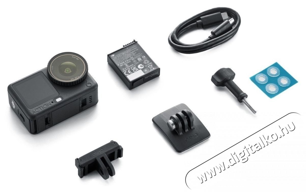 DJI Osmo Action 6 Standard Combo (CP.OS.00000505.03) F&eacute;nyk&eacute;pezőg&eacute;p / kamera - Sport kamera - 4K felbont&aacute;s&uacute; - 538308