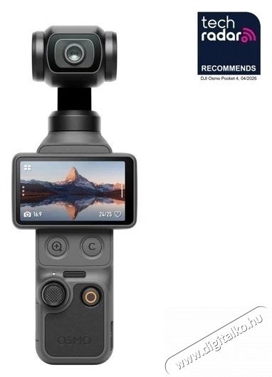 DJI Osmo Pocket 4 Standard Combo (CP.OS.00000545.05) F&eacute;nyk&eacute;pezőg&eacute;p / kamera - Sport kamera - 4K felbont&aacute;s&uacute; - 538309