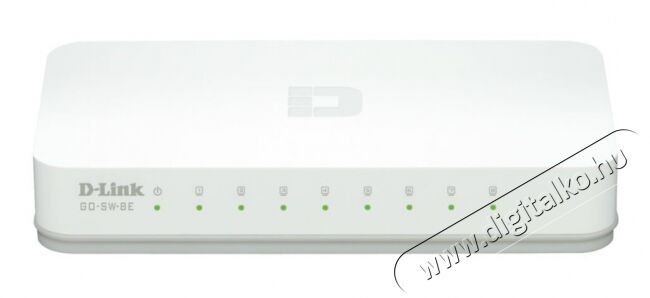 D-Link GO-SW-8E 8-Port Fast Ethernet Easy Desktop Switch Iroda &eacute;s sz&aacute;m&iacute;t&aacute;stechnika - H&aacute;l&oacute;zat - Switch - 316776